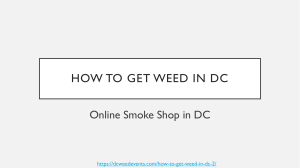 How to Get Weed in DC - Top Online Smoke Shop in DC