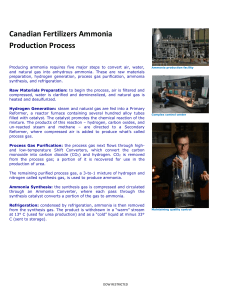 CFI Med Hat Ammonia Production Process