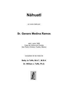 Nahuatl1 Genaro Ramos