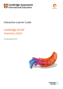 Learner Guide for Cambridge IGCSE Chemistry (0620) ( PDFDrive )