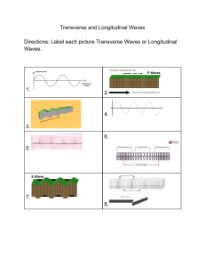 Transverse and Longitudinal Waves