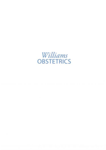 Williams Obstetrics, 25th Ed