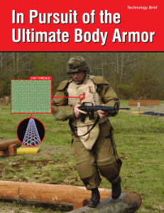 In Pursuit of the Ultimate Body Armor