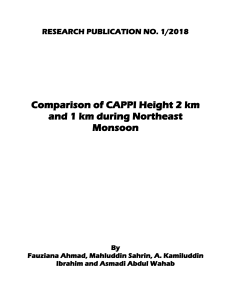 Comparison of CAPPI Height 2 km