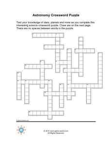 astronomy-crossword-puzzles