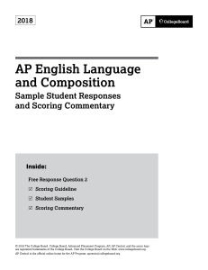 AP Language Sample Rhetorical Analysis Essays 2018 (1) (1)