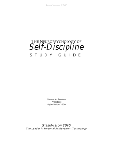 neuropsychology-of-self-discipline-study-guide