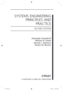 SYSTEMS ENGINEERING PRINCIPLES AND PRACT