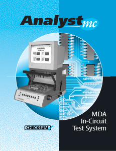 MDA In-Circuit Test System