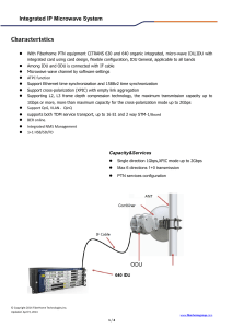 Integrated IP Microwave System