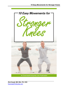 10 Easy Movements for Stronger Knees Download Details