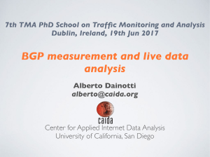 bgp measurement live data tma