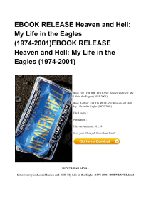 *^Full Book Heaven And Hell My Life In The Eagles 1974 2001 WORD TS5849148714#