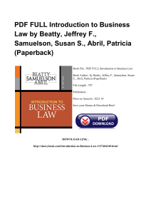 *^Full Book Introduction To Business Law KINDLE AZ06369594#