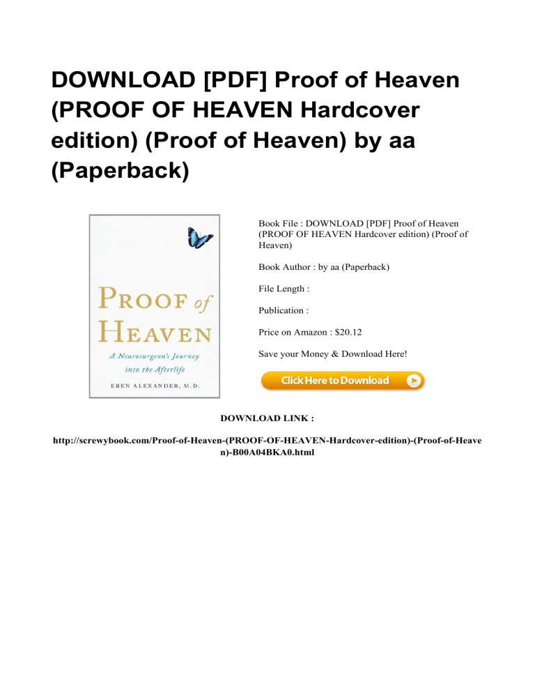 full-book-proof-of-heaven-proof-of-heaven-hardcover-edition-proof-of