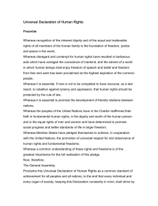 Universal Declaration of Human Rights