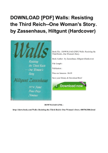 *^PDF Walls Resisting The Third Reich One Woman s Story. DOC MG475751710#