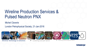 PNX - saturation log SLB