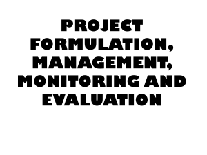 M2 project formulation