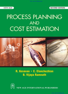 Process Planning and Cost Estimation By R.Kesavan - BY Civildatas.com