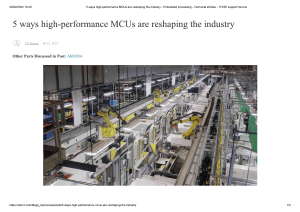 high-performance MCUs are reshaping the industry