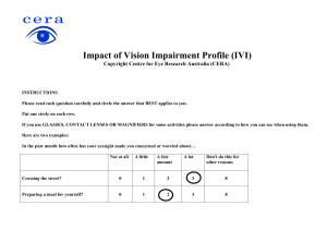 Impact of Vision Impairment Profile
