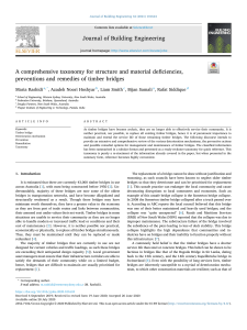 A comprehensive taxonomy for structure and material deficiencies preventions and remedies of timber bridges