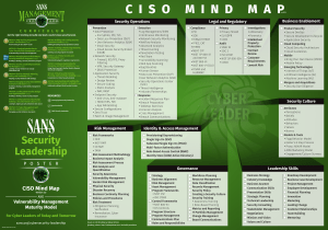 CISO Mind Map and Vulnerability Management Maturity Model 1643375178