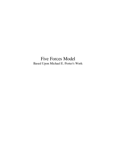 Michael E. Porters Five Forces Model E-Book From Wikipedia