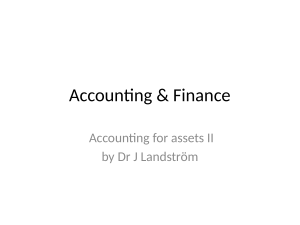 L2 Accounting for assets II, fall 2019 (5)
