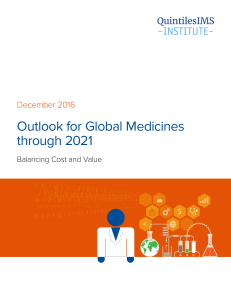 global outlook for medicines through 2021 - IQVIA