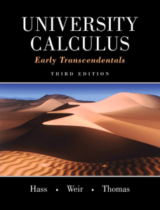 Joel R. Hass, Maurice D. Weir, Thomas - University Calculus  Early Transcendentals (2015, Pearson) - libgen.lc