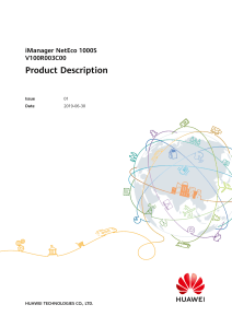 iManager NetEco 1000S V100R003C00 Product Description.pdf - (For Customer)iManager NetEco 1000S User Manual(V100R003C00 02)(PDF)-EN -  Huawei 