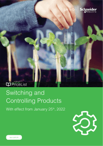 Switching and Controlling Products - 2022