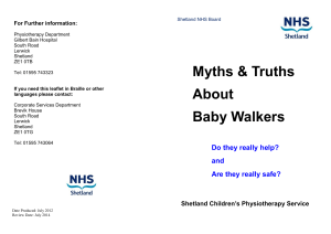 Myths About BabyWalkers