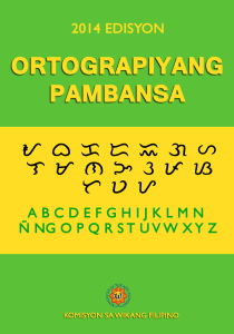 Ortograpiyang Pambansa