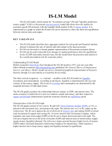 IS-LM Model and Inflation Explained | Economics Article