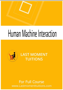 HMI by Last Minute Tuitions