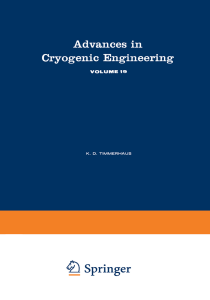 (Advances in Cryogenic Engineering 19) J. Hord (auth.), K. D. Timmerhaus (eds.) - Advances in Cryogenic Engineering-Springer US (1995)