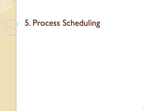 225 Topic05 - Process Scheduling