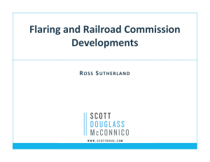 Flaring and RRC Developments - 2021 SDM OG Seminar