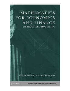 pdfcoffee.com mathematics-for-economics-and-finance-an-pdf-free