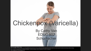 Fill in the blank on Chickenpox (Varicella)