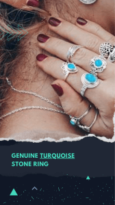 Unique Antique Handmade Sterling Silver Turquoise Jewelry