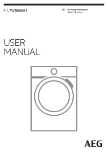 WashMachine Manual AEG
