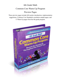 6thGradeMathCommonCoreWarmUpProgramPreviewPages
