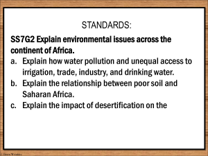 Environmental Issues of Africa student notes