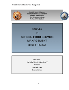 Module in School Foodservice Management  BTLED .docx