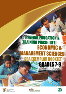 GET Economics & Management Sciences Grades 7 - 9