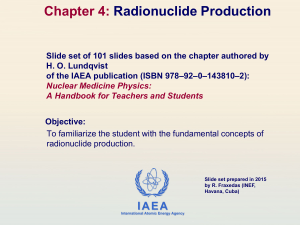 Radionuclide Production